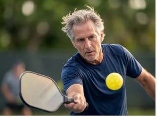 Player action close-up